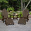 Mountain Bluff Adirondack Chair with Ottoman-506379046