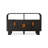 Retro Black Solid Wood Sideboard