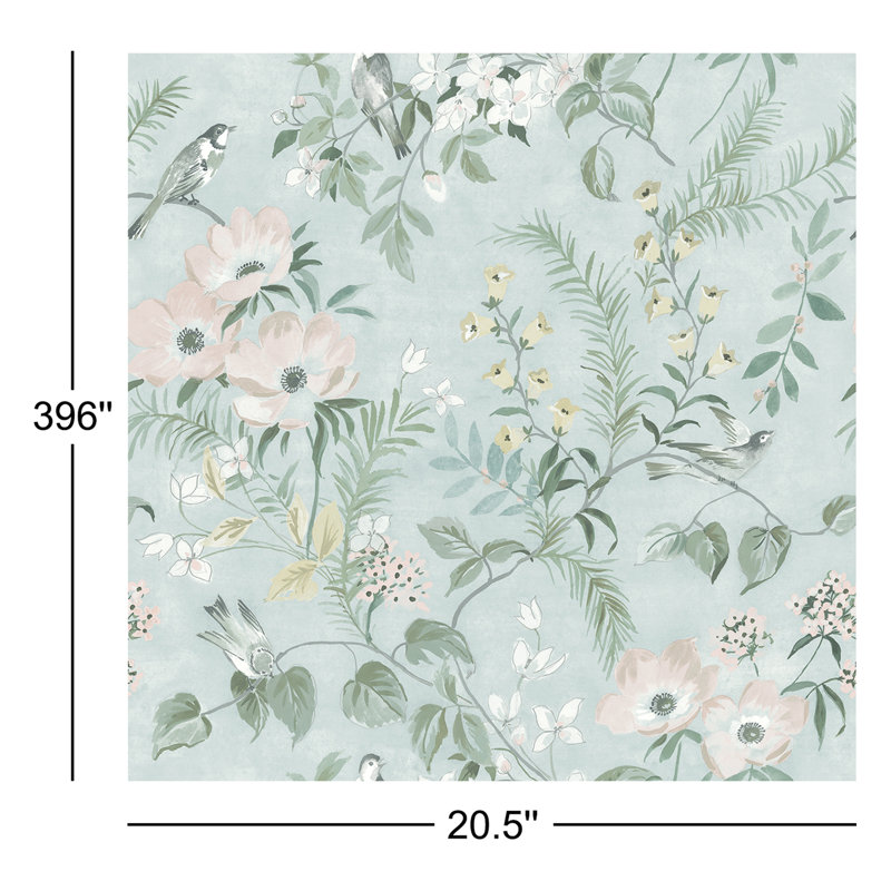 Rouleau de fleurs Harton, Vert