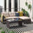 Hudak Wicker 3 - Person Patio Conversation Sets with Cushions-98115433