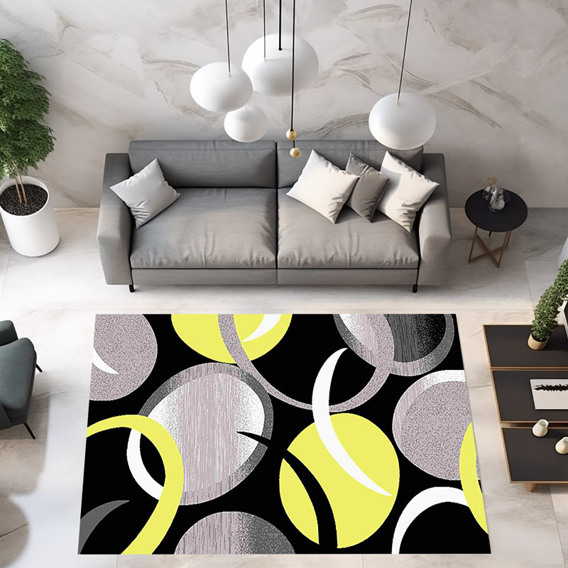 Mccampbell Performance Abstract Indoor Rug, Rectangle 7'9'' x 10'8''