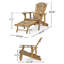Chaise pliante inclinable Malibu résistante aux intempéries