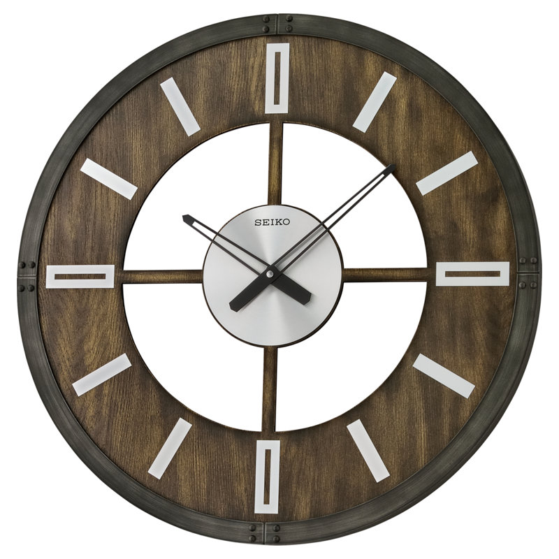 QXA782KLH Wall Clock, Black