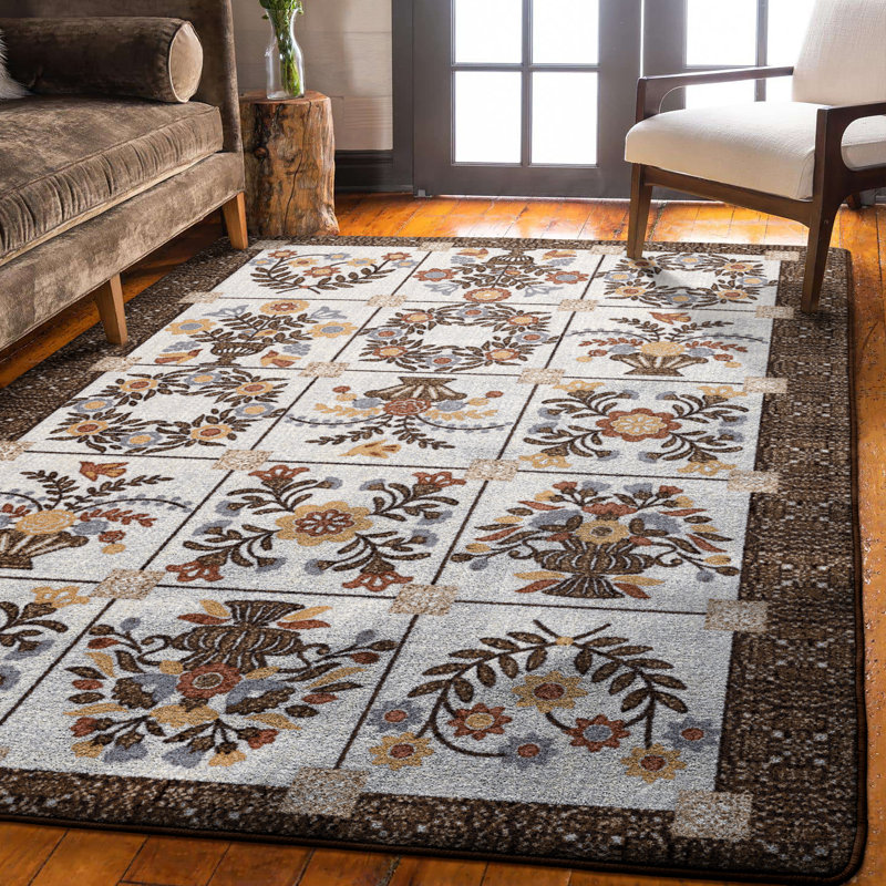 Jovie Floral Indoor Rug, Rectangle 7'8" x 10'9"