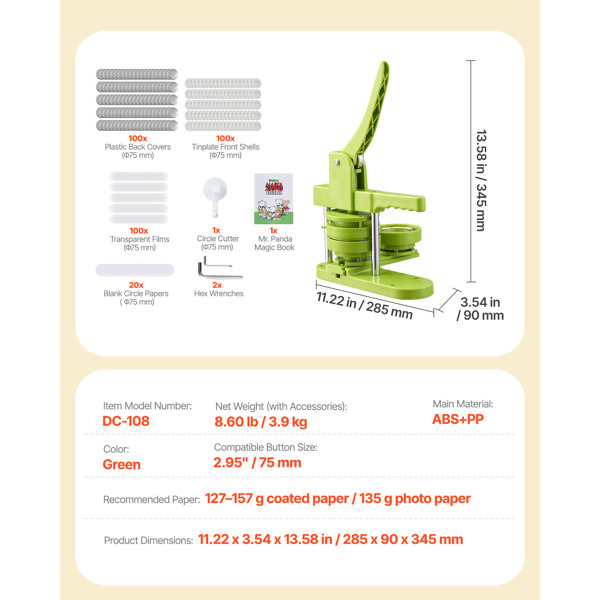 Dimensions du produit
