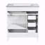 Meuble-lavabo de rangement avec lavabo en céramique-906225387