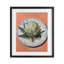 Impression rétro sous verre artichaut sur orange, design par The Prints Vibe-130835123-130835124