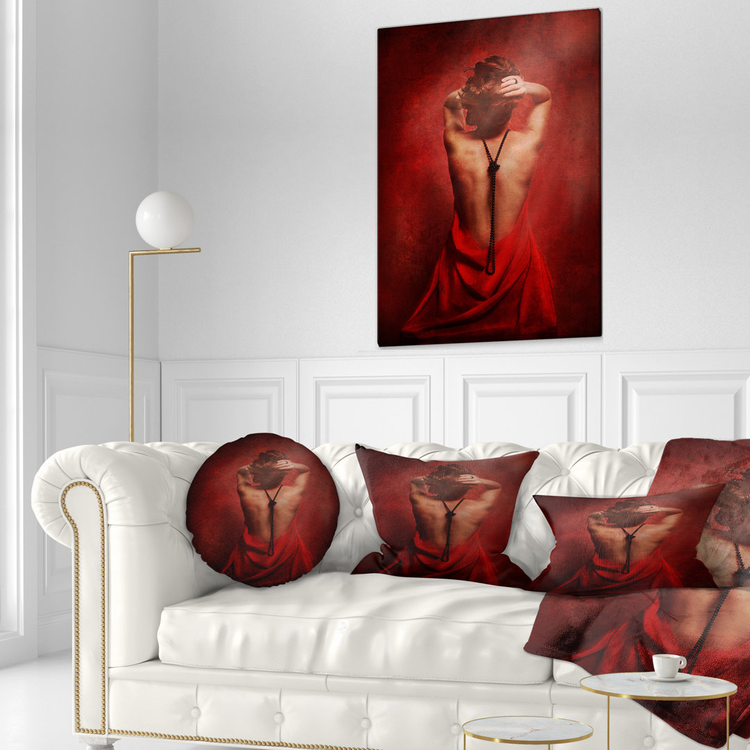 " Woman In Red " Design Art 