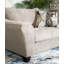 Chaise avec accoudoirs en tissu Camero, gris