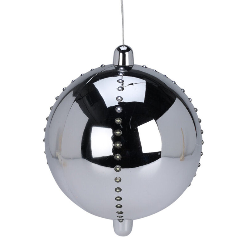 Simen 5.90551cm Solid Colour Finial Ornament, Silver