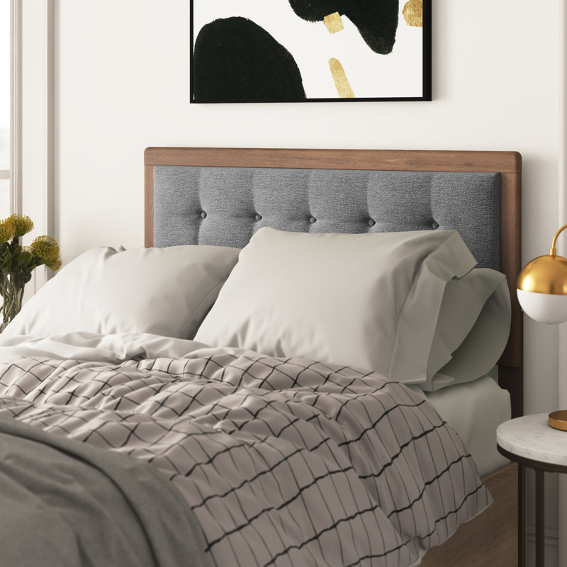 Kintzel Upholstered Headboard, Queen, Dark Gray