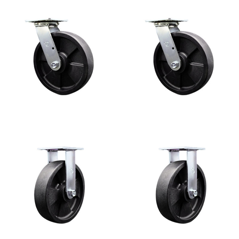 4-Piece Rubbermaid Caster Set