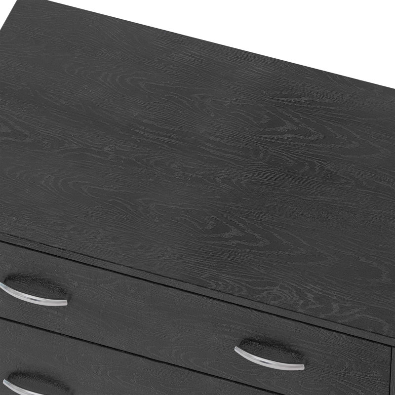 Commode 3 tiroirs l 23,75 po Caton, Noir