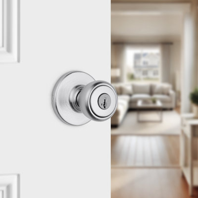 Tylo Keyed Entry Knob featuring SmartKey Security