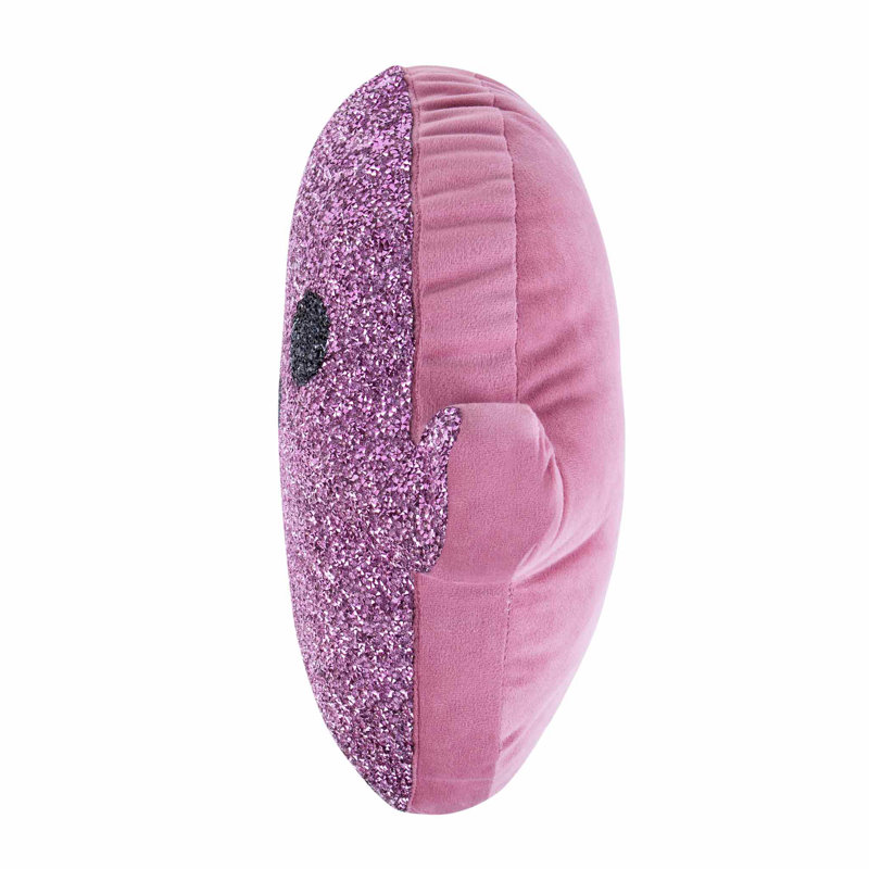 Coussin convivial en forme de fantôme, Rose