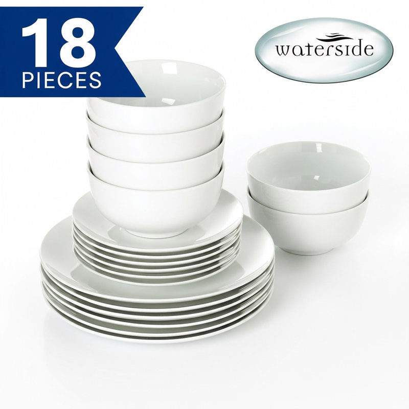 Porcelain China Dinnerware - Service for 6
