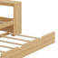 Lit de jour en bois Trundle - tablettes de rangement, bureau d'étude (conception multifonctionnelle)-1995178890-1995178892