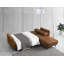 Kishanna 3 Seater Faux Leather Sofa Bed-295639844