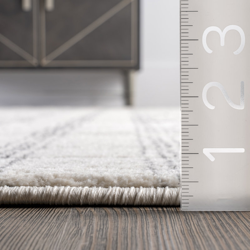 Tapis gris Warleigh, Ovale 6 pi 7 po x 9 pi