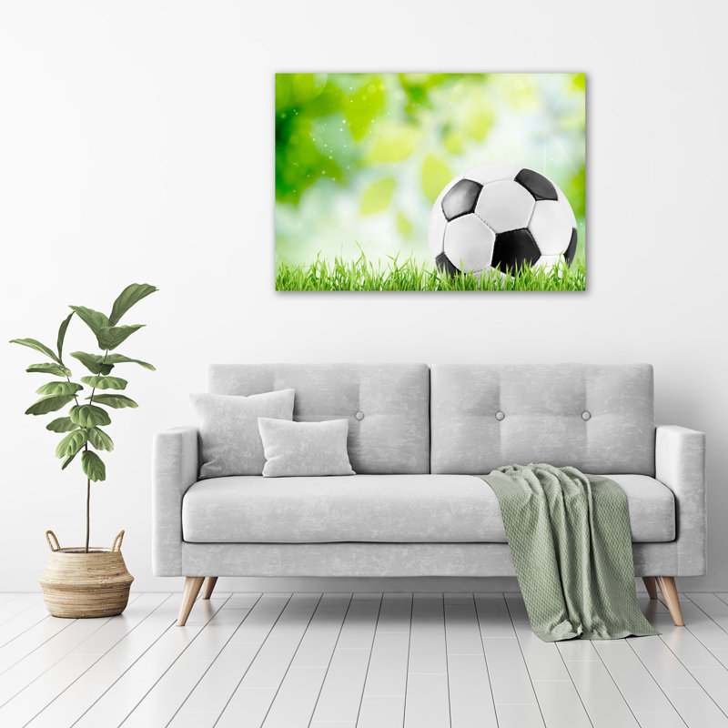 Football - No Frame Print on Glass