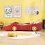 Lit plateforme avec roulettes Race-593123470