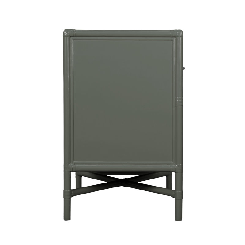 Venice 4 Drawers 54" W Double Dresser, Evergreen