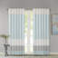 Rideau simple Amherst Aqua Polyoni Pintuck-46650439