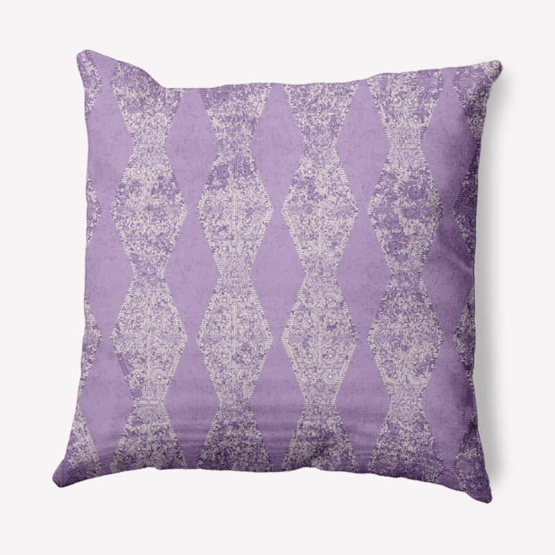Housse de coussin d'extérieur carré Pyramid, 16 po x 16 po, Mauve