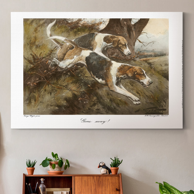 « Gone Gone »-impression sur toile, H 36 po x l 24 po x P 1 po, Toile tendue