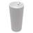 32 1/2" H White Ceramic Circular Freestanding Pedestal Bathroom Sink Lavatory with Overflow