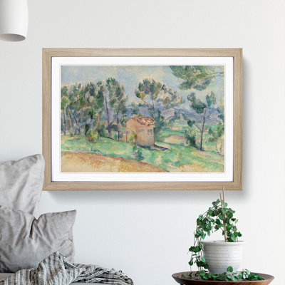 Hunting Cabin in Provence by Paul Cezanne - Picture Frame Painting