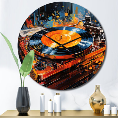 Horloge murale en vinyle
