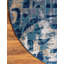 Tapis rond rond en carbone Ikat