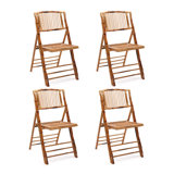 Maleik Wood Patio Folding Chair Folding Chair Set