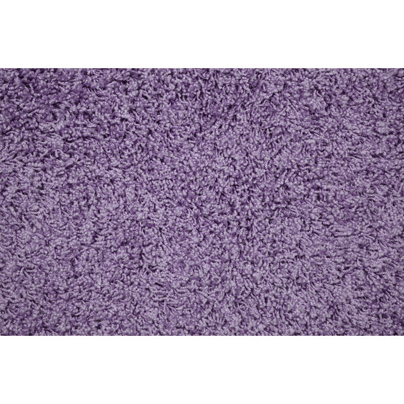 Frechette Nylon 2 Piece Bath Rug Set with Non-Slip Backing, Purple