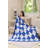 Argyle Pattern Luxury Soft Throw Blanket-114351990
