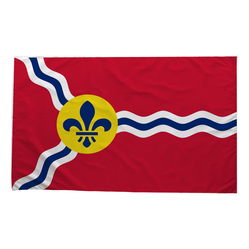 Drapeau de la ville de Saint-Louis — Drapeau extérieur