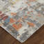 Tapis gris à motif abstrait moderne Lenda-1633867962