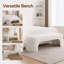 Banc de chambre rembourré 65 "pour vestibule-1784235320