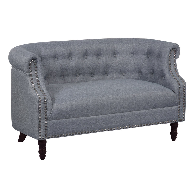 Acworth Upholstered 54'' Loveseat, Grey