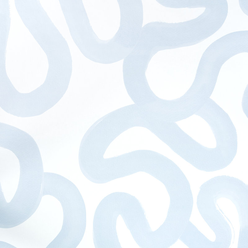 Schumacher x Hadiya Williams Trace Wallpaper, Sea