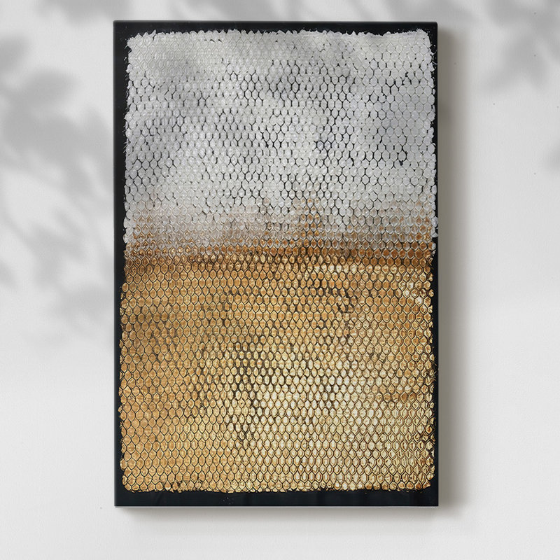 Imprimé albâtre I sur toile, H 36 po x l 24 po