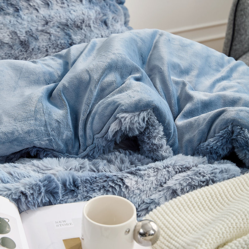 Snowball Chunky Bunny - Coma Inducer Oversized Comforter Set, California King Comforter + 4 Queen Shams, Midnight Moon