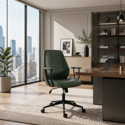 Fauteuil de direction, fauteuil de bureau axé sur le confort, fauteuil pivotant réglable en hauteur, fauteuil de bureau