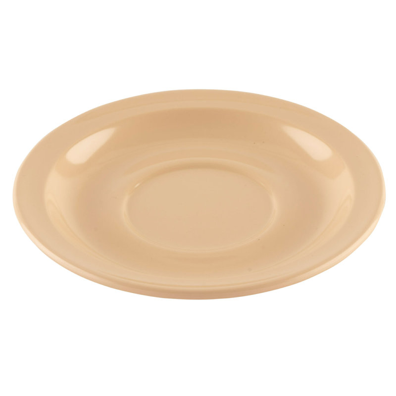 Soucoupes en mélamine GET DC-100 et DC-101 de 5,75 po GET (ensemble de 12), Tanné