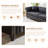 63.5 inch Mid Century Modern Chesterfield Sofa Couch for Living Room, Upholstered Button Tufted Loveseat Sofa w/Nailhead Trim&Roll Armrest, Comfy Deep Seat Sofas Couch for Bedroom, Office-500922831