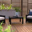 Deco Outdoor Square Chat Table