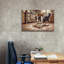  «Border Collie In The Kitchen» par Rich Monet, art mural sur toile, 40 po x 26 po