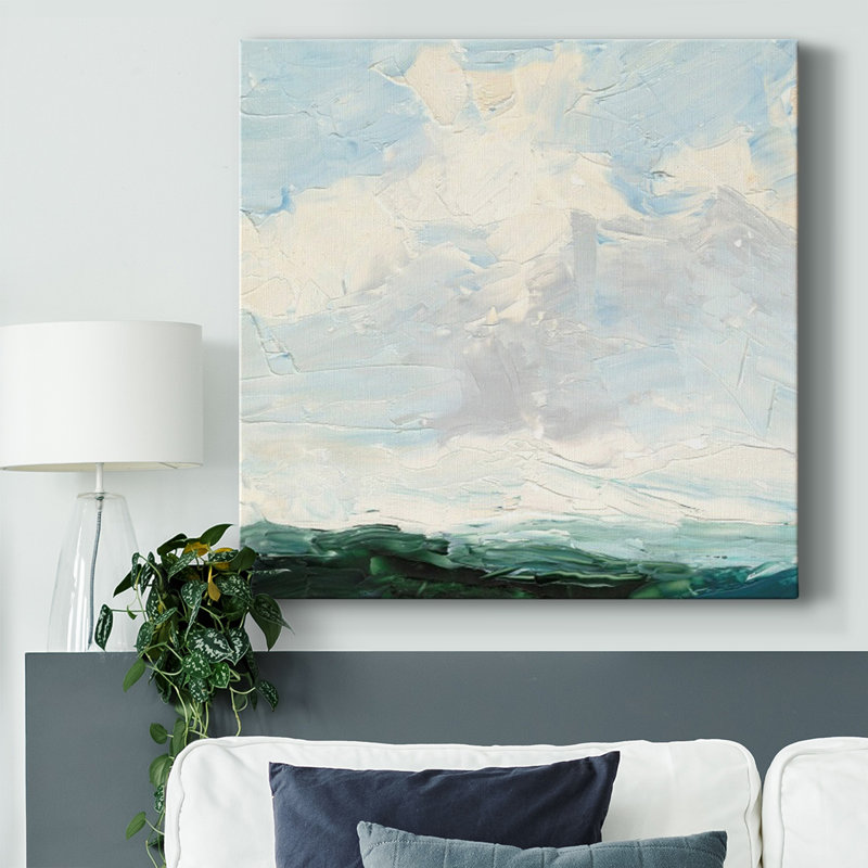 Toile tendue perdue dans les nuages I-Gallery, H 16 po x l 16 po x P 1,5 po