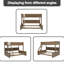 Lit simple superposé au-dessus de grand lit simple avec armoires de rangement et ports USB-567726071-567726068